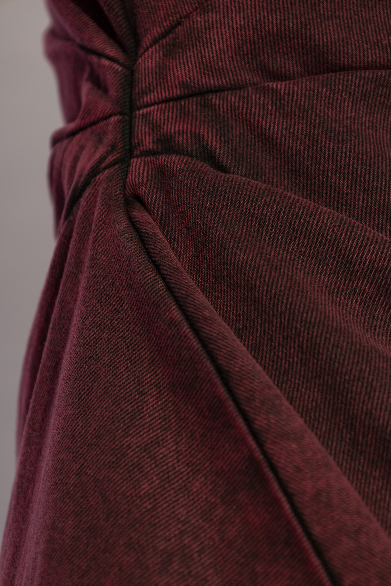 Burgundy Draped Dress Alexander McQueen - Vitkac AS